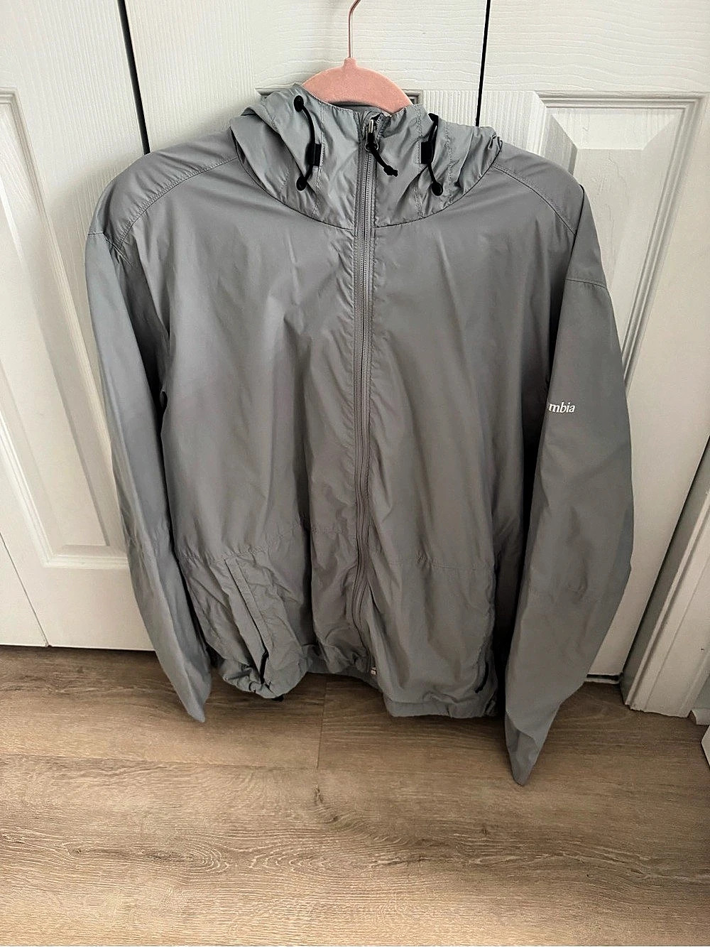 Columbia Flash Forward Hooded Windbreaker Jacket Gray